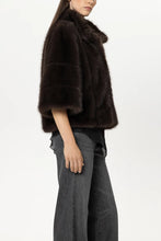 Load image into Gallery viewer, Luisa Cerano Faux Fur Jacket in Truffle
