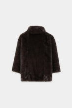 Load image into Gallery viewer, Luisa Cerano Faux Fur Jacket in Truffle
