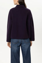 Load image into Gallery viewer, Luisa Cerano Double-Face Jacket in Plum
