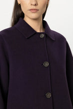 Load image into Gallery viewer, Luisa Cerano Double-Face Jacket in Plum

