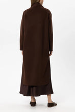 Load image into Gallery viewer, Luisa Cerano Double-Face Coat with Scarf in Marone
