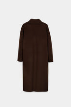 Load image into Gallery viewer, Luisa Cerano Double-Face Coat with Scarf in Marone
