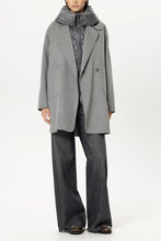 Load image into Gallery viewer, Luisa Cerano Double-Face Short Coat in Grey
