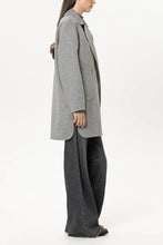 Load image into Gallery viewer, Luisa Cerano Double-Face Short Coat in Grey
