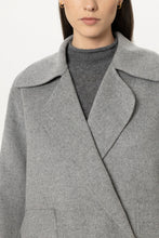 Load image into Gallery viewer, Luisa Cerano Double-Face Short Coat in Grey
