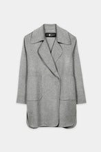 Load image into Gallery viewer, Luisa Cerano Double-Face Short Coat in Grey
