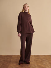 Load image into Gallery viewer, Varley Wide Leg Pants in Deep Mahogany
