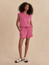 Load image into Gallery viewer, Varley Loretta Half-Zip Sleveless Sweat in Ibis Rose
