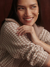 Load image into Gallery viewer, Varley Ablett Jacquard Knit Sweater in Taupe
