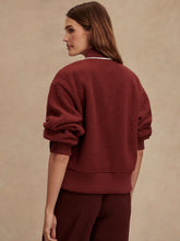 Load image into Gallery viewer, Varley Hansley Fleece Jacket in New Maroon
