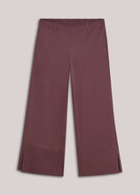 Load image into Gallery viewer, Summum 7/8 Length Trouser with Slit in Deep Fig
