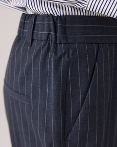 Summum Tapered Pinstripe Trousers