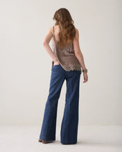 Load image into Gallery viewer, Summum Superflared Denim with Pinstripe

