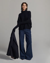 Load image into Gallery viewer, Summum Superflared Denim with Pinstripe
