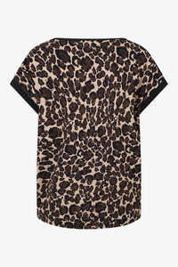 Sportalm Slip-On Blouse in Leopard
