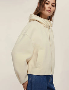 Emme Eritea Bomber Jacket in Turtledove