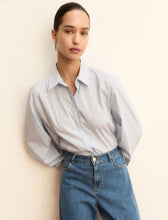 Load image into Gallery viewer, Emme Liuti Stripe Shirt in Blue
