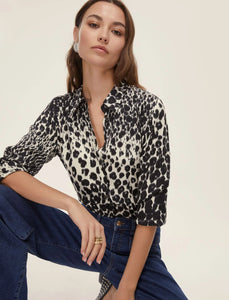 Emme Olivia Blouse in Leopard
