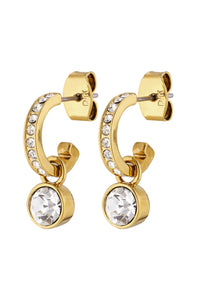 Dyrberg/Kern Dessa Earrings in Gold/Silver