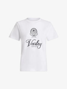 Varley Coventry Branded Tee in White