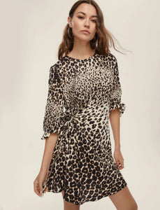 Emme Delfi Dress in Leopard Print