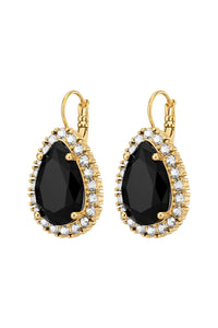 Dyrberg/kern Fiora Earrings in Black/Gold