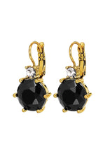 Load image into Gallery viewer, Dyrberg/Kern Begonia Earrings in Black
