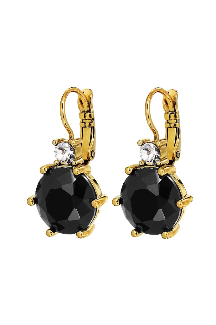 Dyrberg/Kern Begonia Earrings in Black