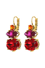 Load image into Gallery viewer, Dyrberg/Kern Parsana Earrings in Red/Pink
