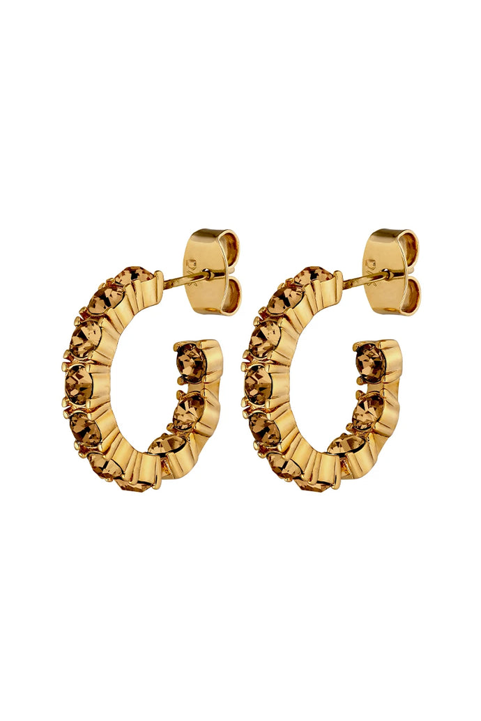 Dyrberg/Kern Raquel Earrings in Brown
