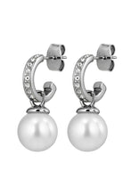 Load image into Gallery viewer, Dyrberg/Kern Liora White/Crystal Earrings
