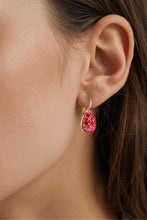 Load image into Gallery viewer, Dyrberg/Kern Betta Red Mix Earrings
