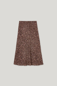 Luisa Cerano Midi Skirt with Animal Print