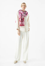 Load image into Gallery viewer, Codello Scarf with Peace Statement and Dove Motifs in Pink
