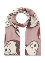 Load image into Gallery viewer, Codello Scarf with a Snoopy motif in Rose
