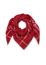 Load image into Gallery viewer, Codello Printed Leopard Scarf in Red
