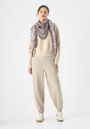 Load image into Gallery viewer, Codello Triangular Scarf with a hand drawn dog print
