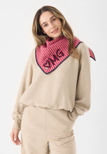 Load image into Gallery viewer, Codello Striped Triangular Scarf with neon in Pink
