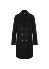 Load image into Gallery viewer, Riani Double Face Short Coat in Black
