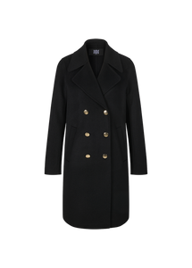 Riani Double Face Short Coat in Black