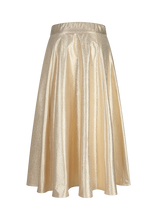 Load image into Gallery viewer, Riani Taffeta Circle Skirt in Gold
