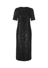 Load image into Gallery viewer, Riani Sequined Dress in Black
