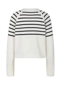 Riani Striped Jumper in Black and White