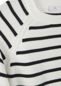 Riani Striped Jumper in Black and White