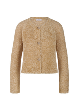 Load image into Gallery viewer, Riani Metallic Shiny Soft Cardigan in Gold
