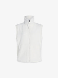 Varley Maggie Fleece Gilet 2.0 in Egret