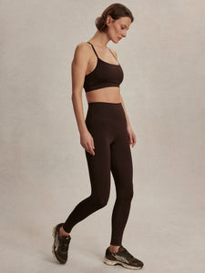 Varley Assure High-Rise Legging 28" in Coffee Bean