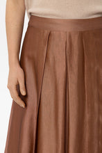 Load image into Gallery viewer, Luisa Cerano Organza-Rock Skirt in Brick

