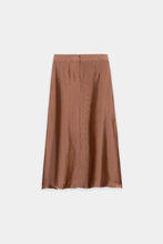 Load image into Gallery viewer, Luisa Cerano Organza-Rock Skirt in Brick
