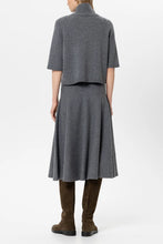 Load image into Gallery viewer, Luisa Cerano Wool-Blend Skirt in Grey
